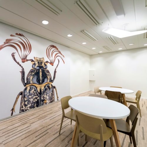 Tables de la Cafétéria du musée d’histoire naturelle à genève